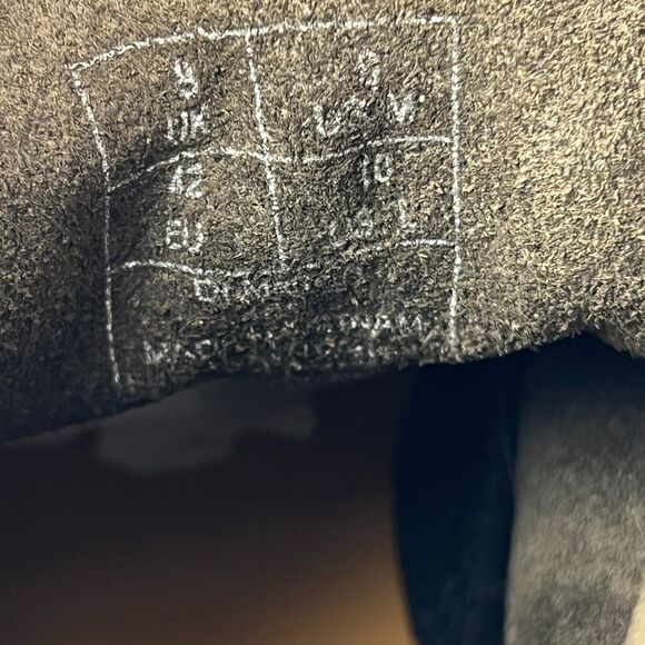 Dr. Doc Martens 101 Harvest Mens Size 9 Black Leather Combat Moto Boots Shoes - Picture 9 of 9